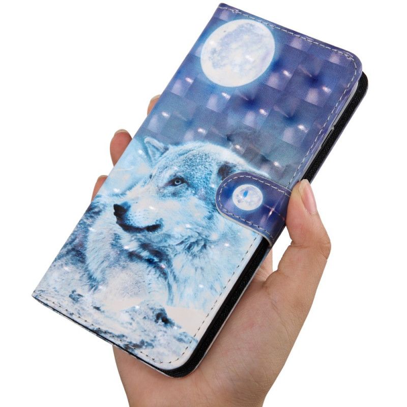 Läderskal Xiaomi Redmi 9 Månsken Varg