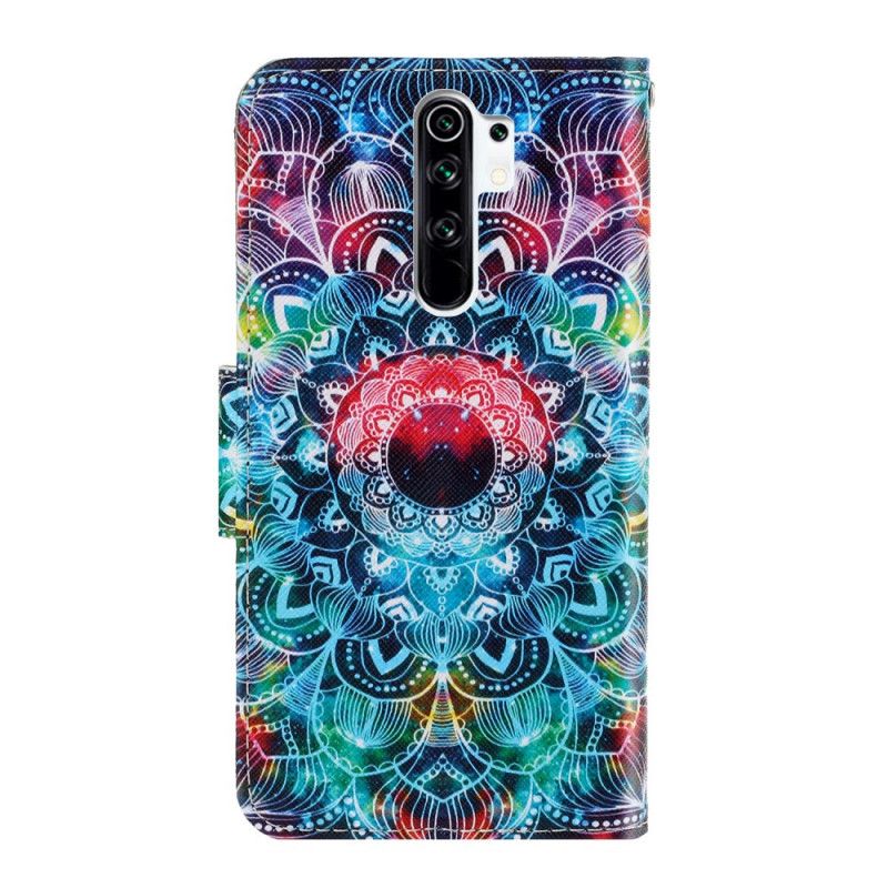 Läderskal Xiaomi Redmi 9 Prickig Mandala