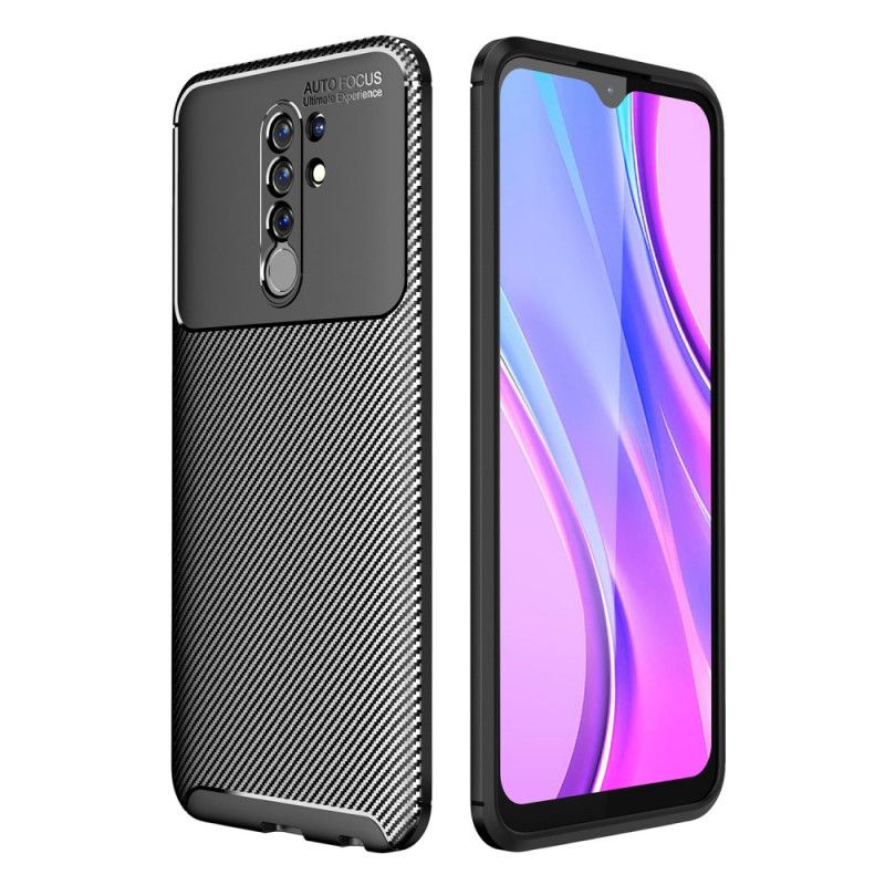 Skal Xiaomi Redmi 9 Svart Flexibel Kolfiber