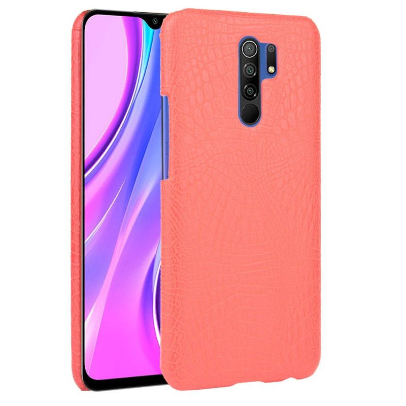 Skal Xiaomi Redmi 9 Svart Krokodilhudstil