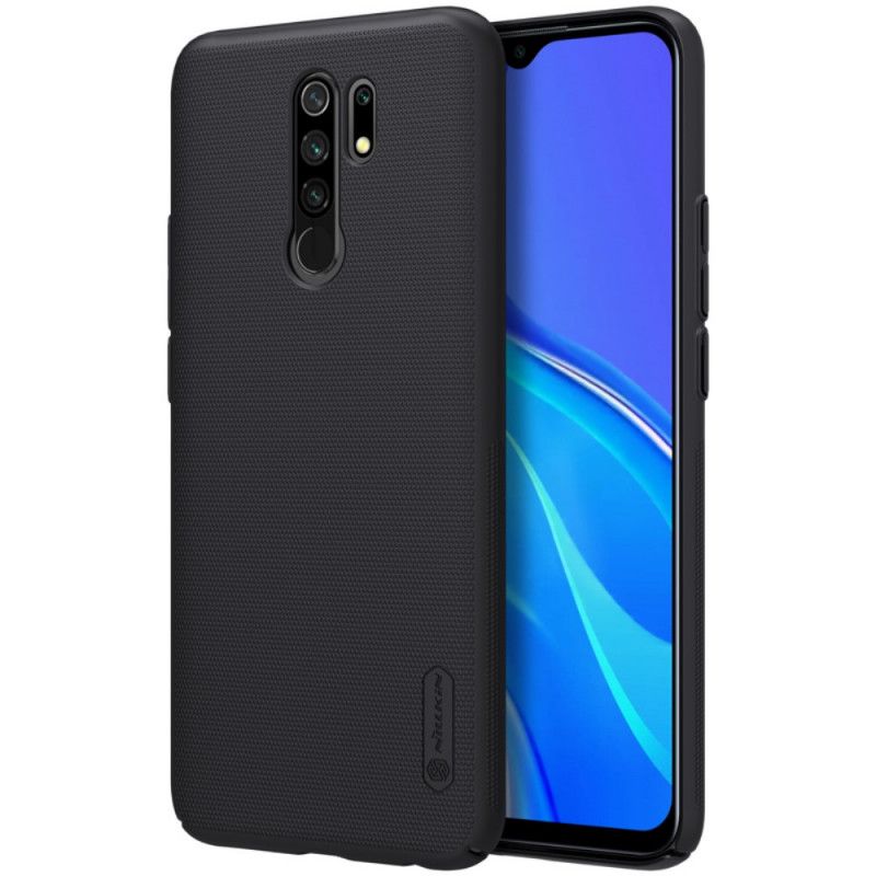 Skal Xiaomi Redmi 9 Svart Mobilskal Stel Frostad Nillkin