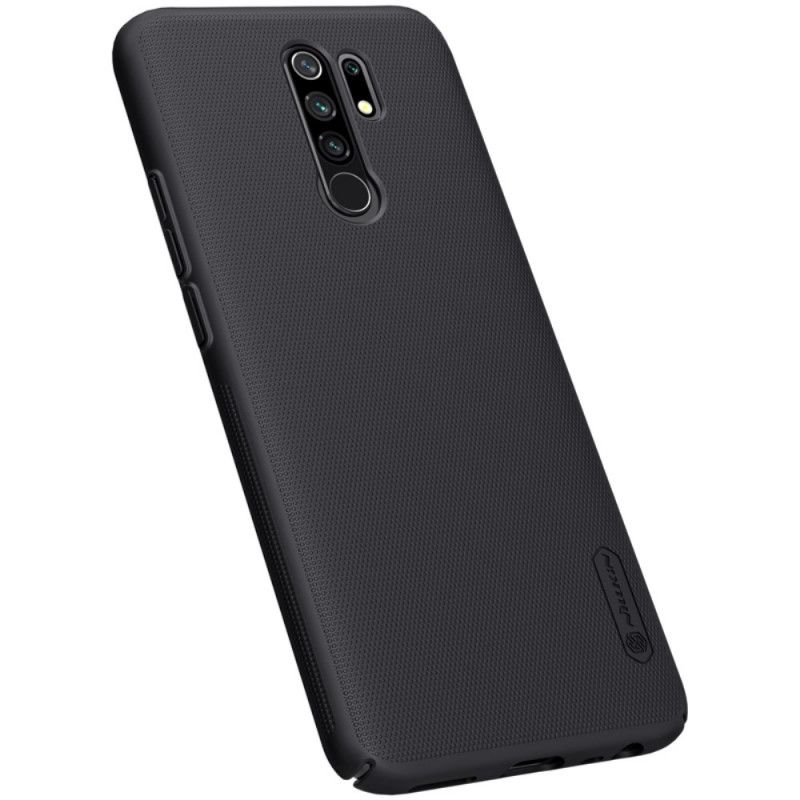 Skal Xiaomi Redmi 9 Svart Mobilskal Stel Frostad Nillkin