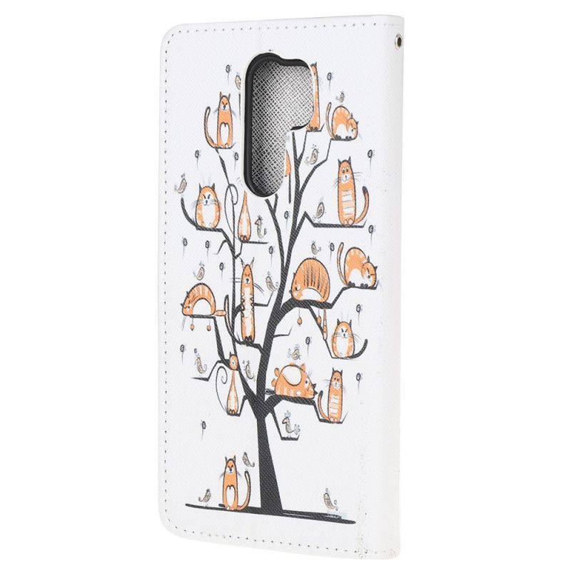 Skyddsfodral Xiaomi Redmi 9 Funky Stringkatter