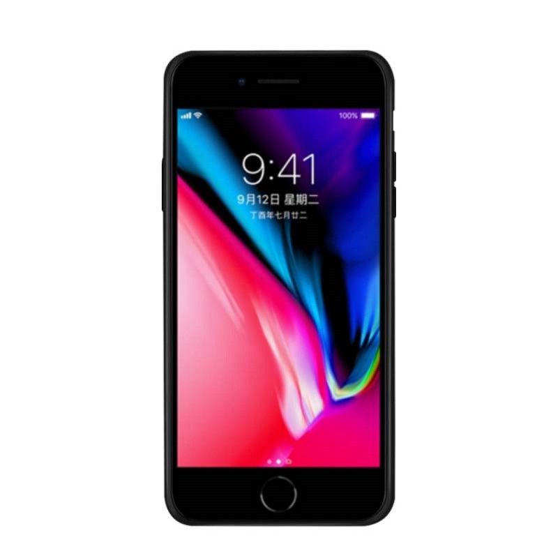 Skal för iPhone 7 / 8 / SE 2 Röd Nxe Färger I Härdat Glas