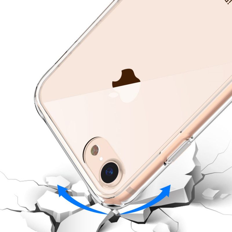 Skal för iPhone 7 / 8 / SE 2 Transparent På Glas Och Akryl