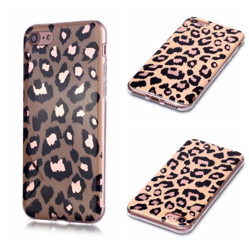 Skal iPhone 7 / 8 / SE 2 Marmor I Leopardstil