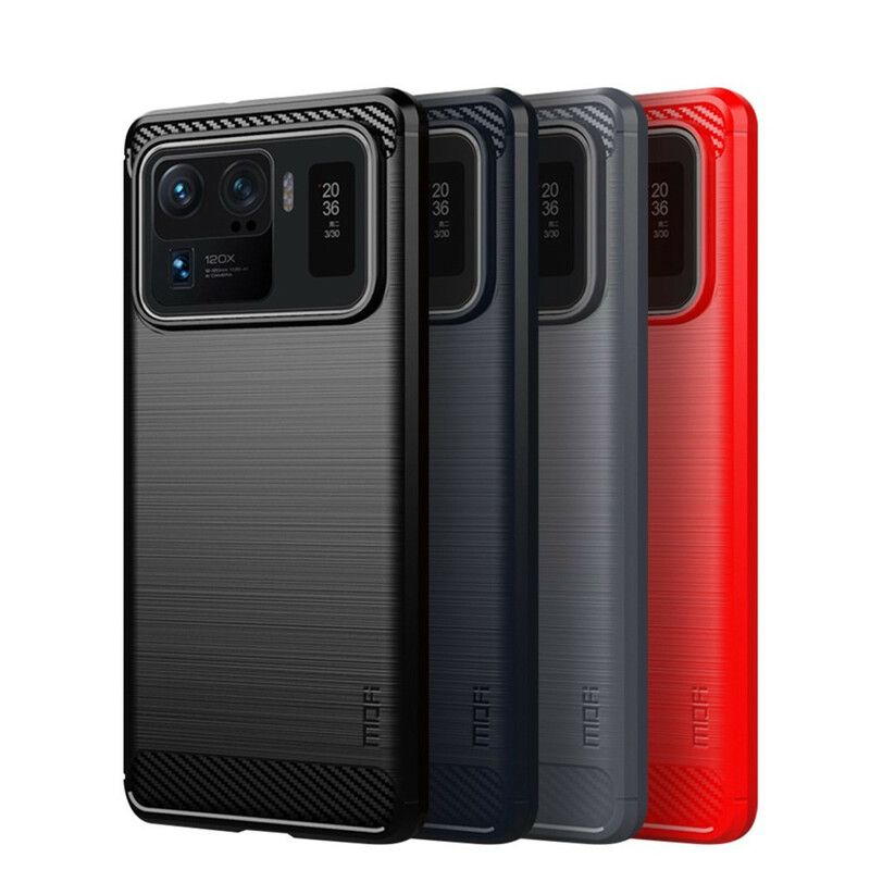 Skal Xiaomi Mi 11 Ultra Borstad Kolfiber Mofi