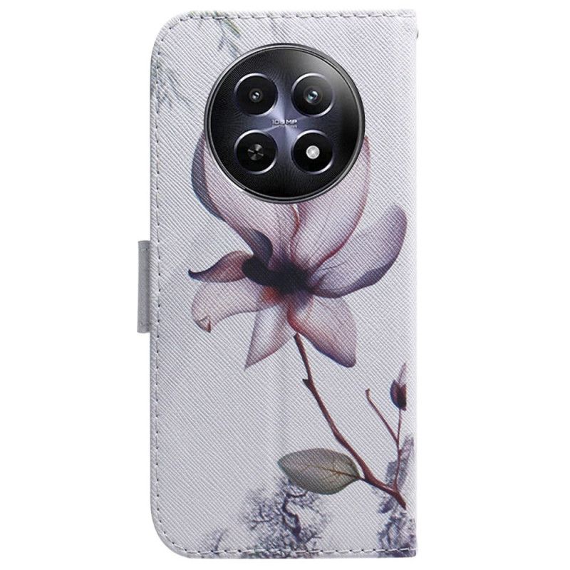 Fodral Realme 12 / 12x 5g Rosa Blomma