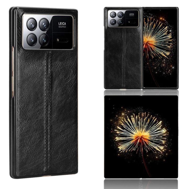 Skal För Xiaomi Mix Fold 3 Retro Lädereffekt