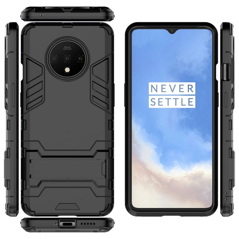 Skal för OnePlus 7T Svart Ultrabeständigt Med Stöd