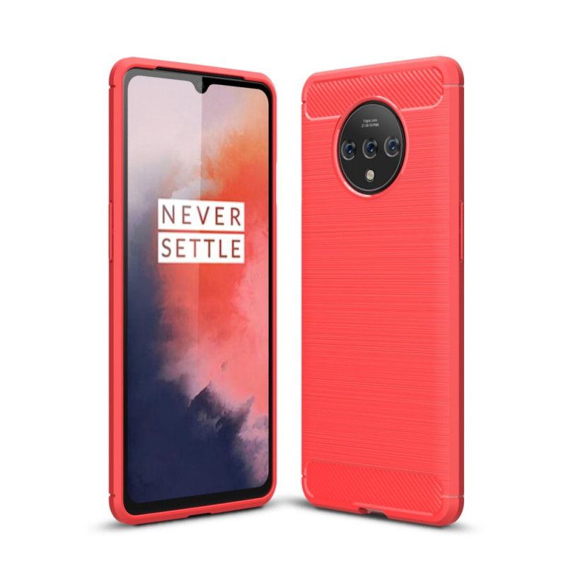 Skal OnePlus 7T Svart Borstad Kolfiber