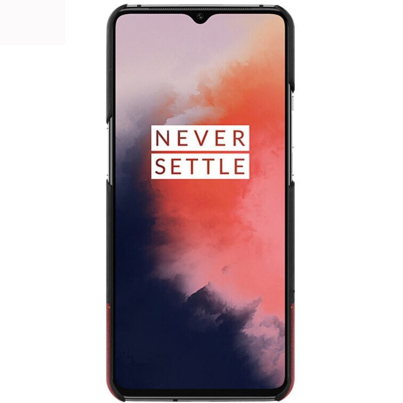 Skal OnePlus 7T Svart Imak Ruiyi-Serien Lädereffekt