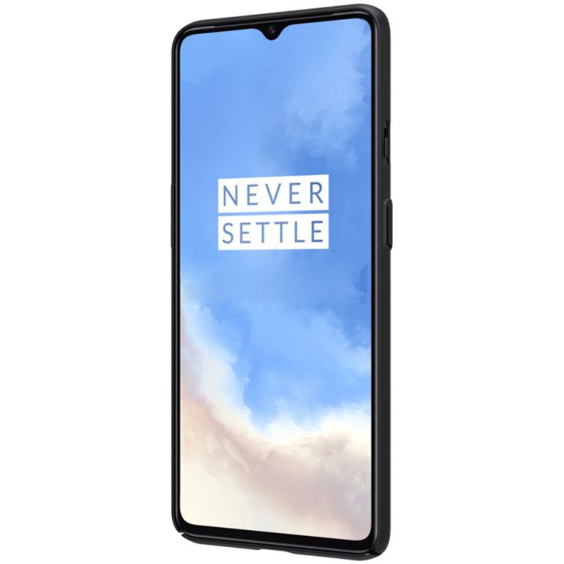 Skal OnePlus 7T Svart Mobilskal Stel Frostad Nillkin