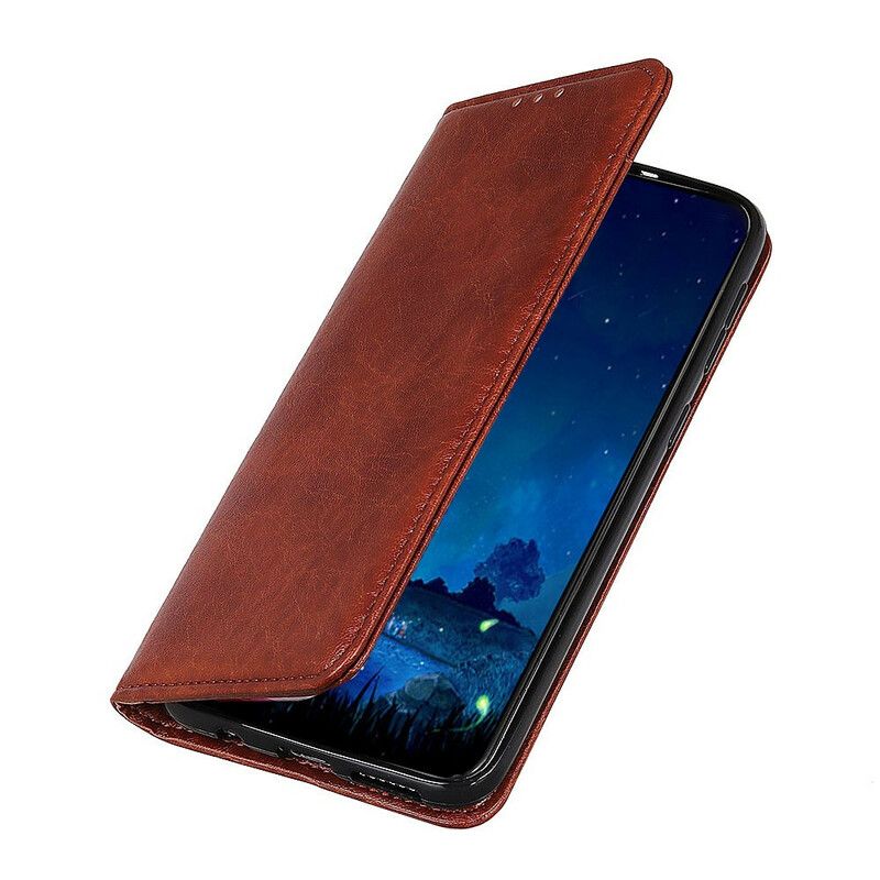 Folio-fodral Google Pixel 5a 5g Split Leather Texture