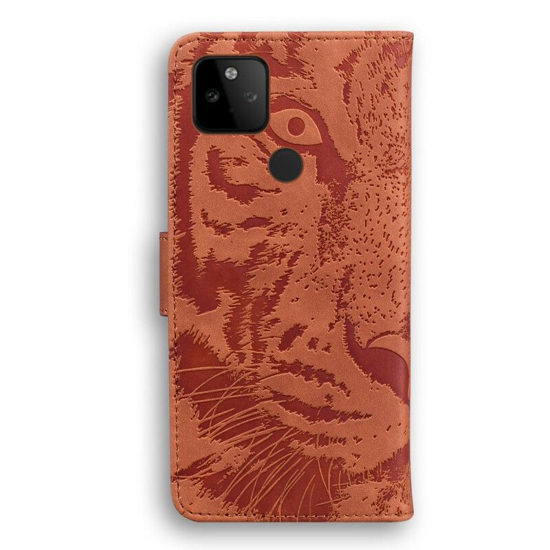 Skyddsfodral Google Pixel 5a 5g Tiger Face Print