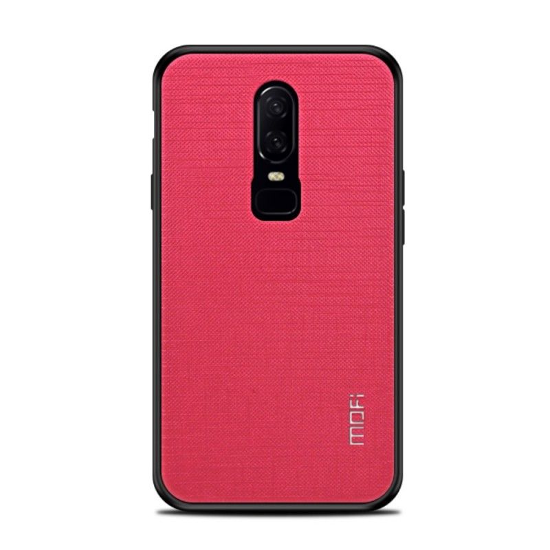 Skal OnePlus 6 Magenta Mofi-Tyg