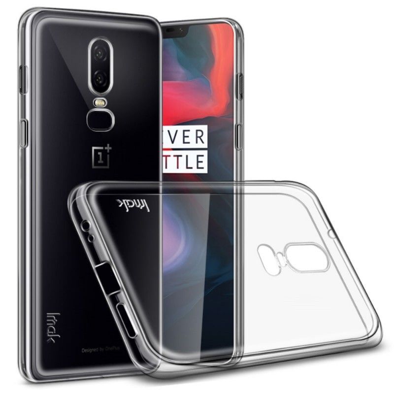 Skal OnePlus 6 Mobilskal Transparent Imak