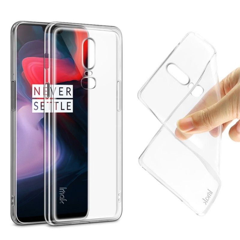 Skal OnePlus 6 Mobilskal Transparent Imak