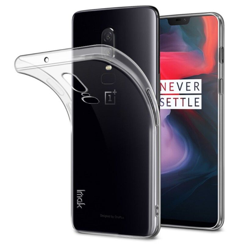 Skal OnePlus 6 Mobilskal Transparent Imak