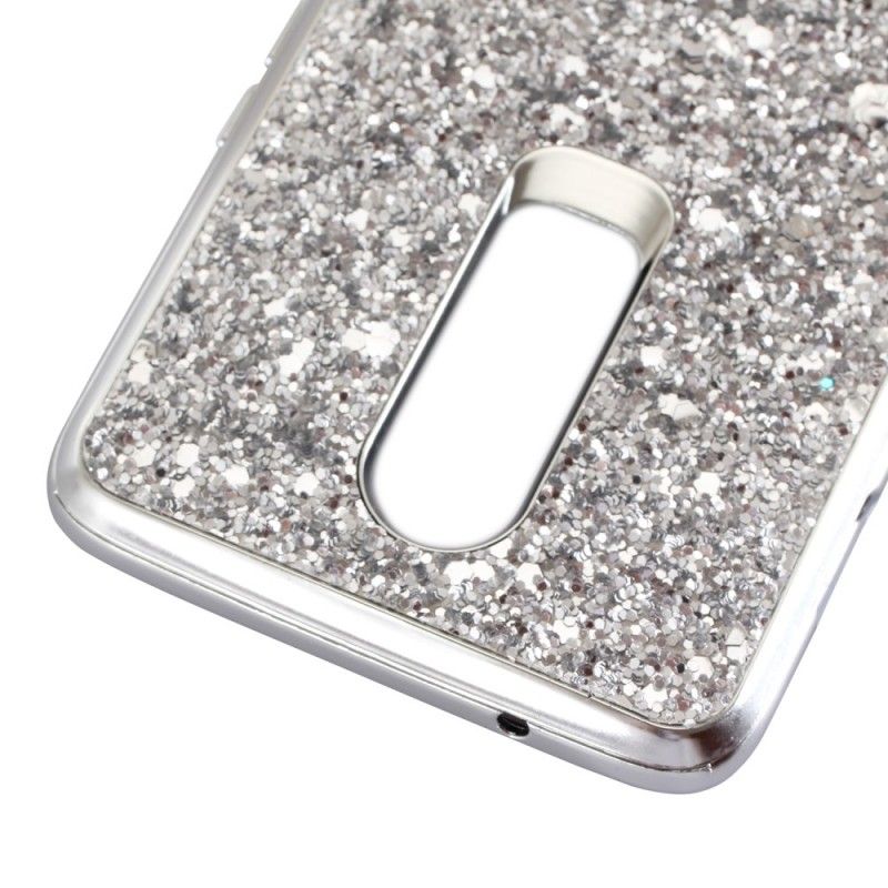 Skal OnePlus 6 Svart Jag Är Glitter