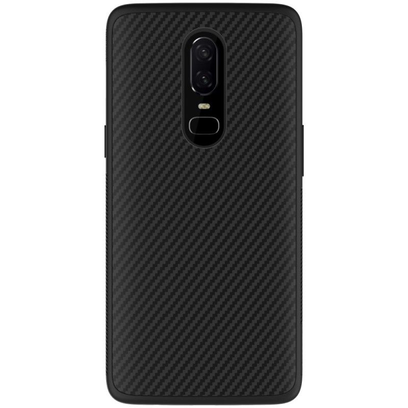 Skal OnePlus 6 Syntetfiber Och Magnetfolie