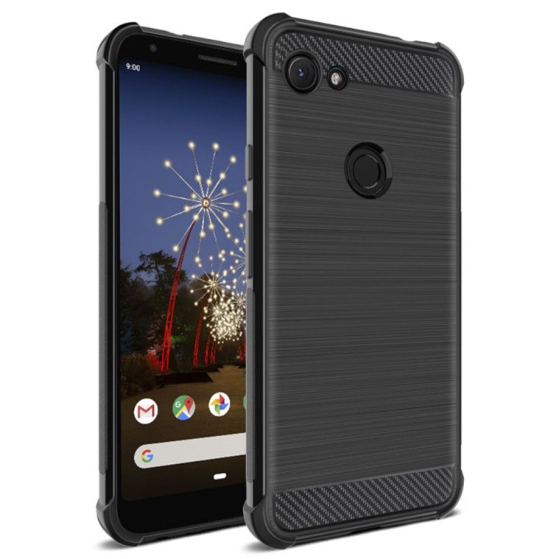 Skal Google Pixel 3A XL Imak Borstad Kolfiber