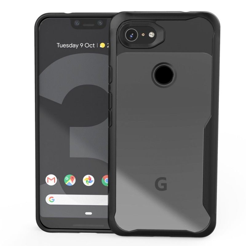 Skal Google Pixel 3A XL Svart Fasad Kanthybrid