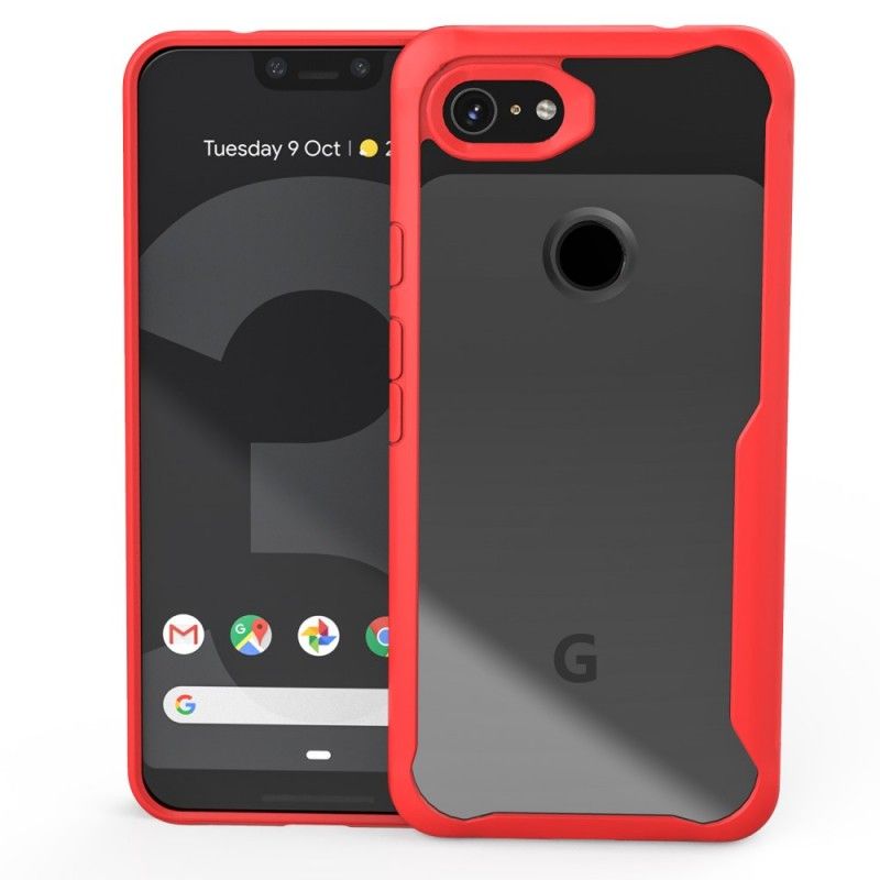 Skal Google Pixel 3A XL Svart Fasad Kanthybrid