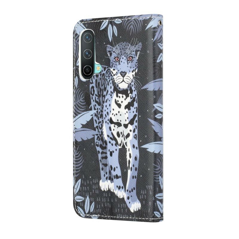 Fodral För Oneplus Nord Ce 5g Leopard Strappy