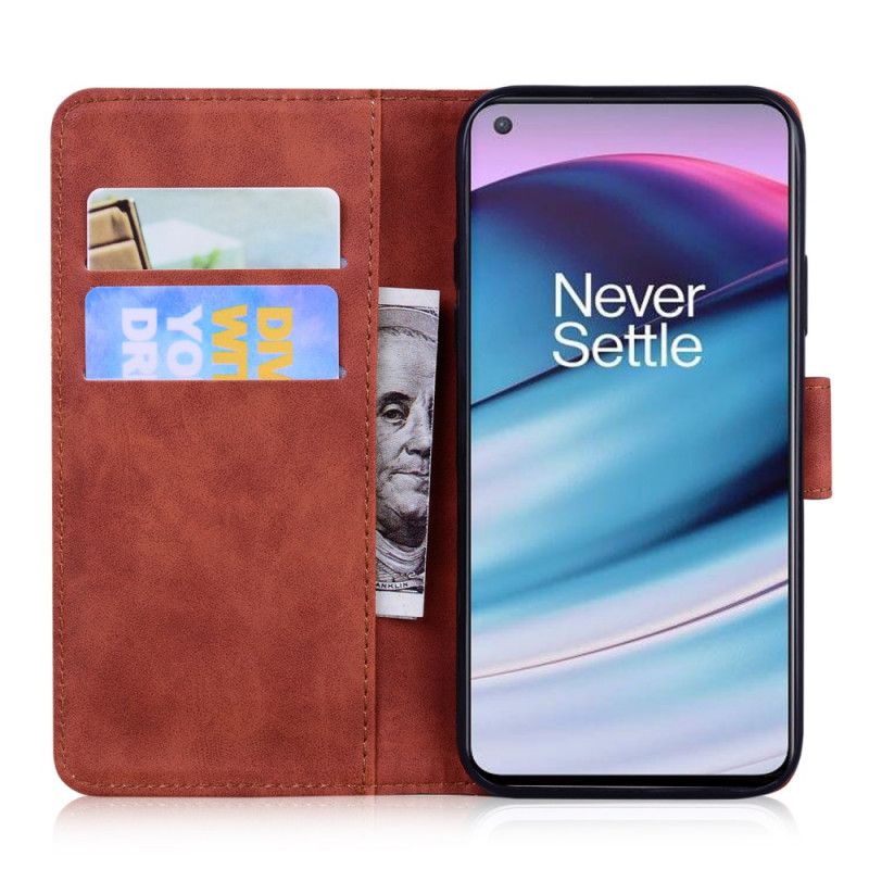Fodral För Oneplus Nord Ce 5g Skin-touch Butterfly