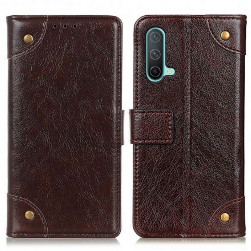 Fodral Oneplus Nord Ce 5g Style Nappa Leather Vintage Nitar