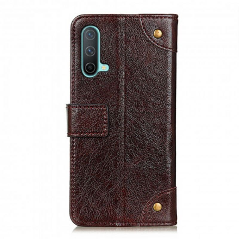 Fodral Oneplus Nord Ce 5g Style Nappa Leather Vintage Nitar