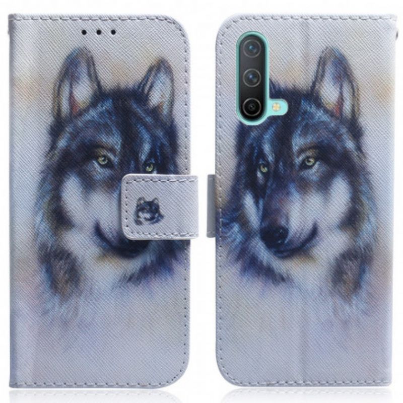 Läderfodral Oneplus Nord Ce 5g Telefonfodral Canine Look