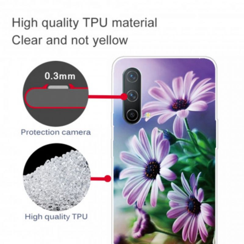 Skal Oneplus Nord Ce 5g Realistiska Blommor