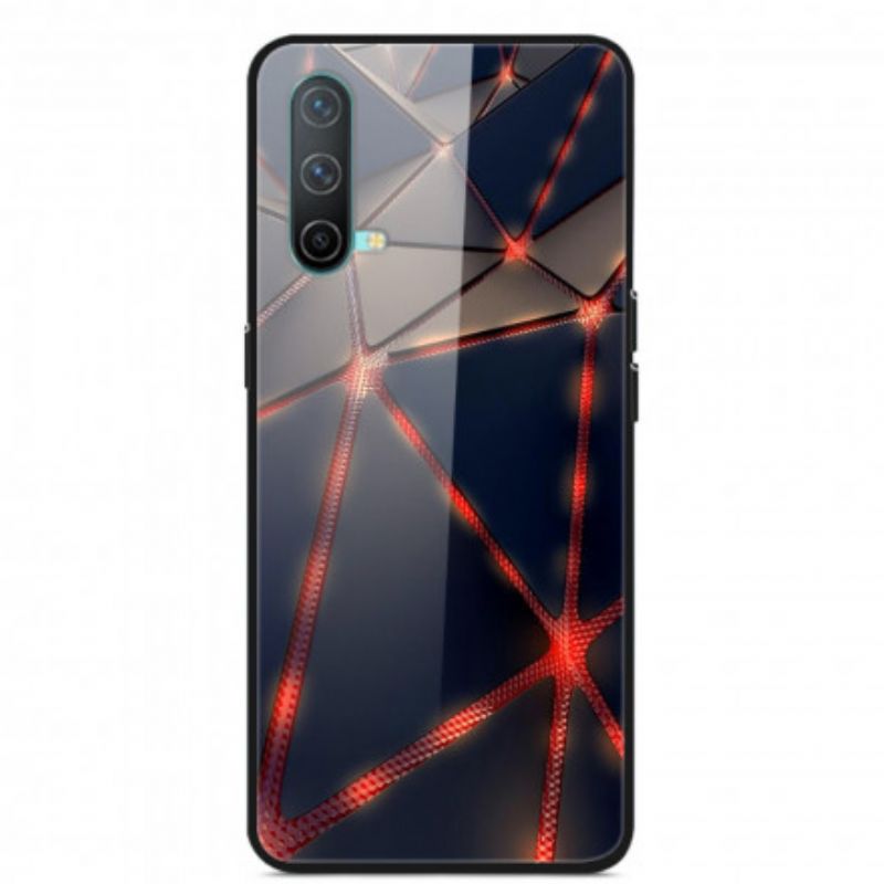 Skal Oneplus Nord Ce 5g Röd Rayon Härdat Glas