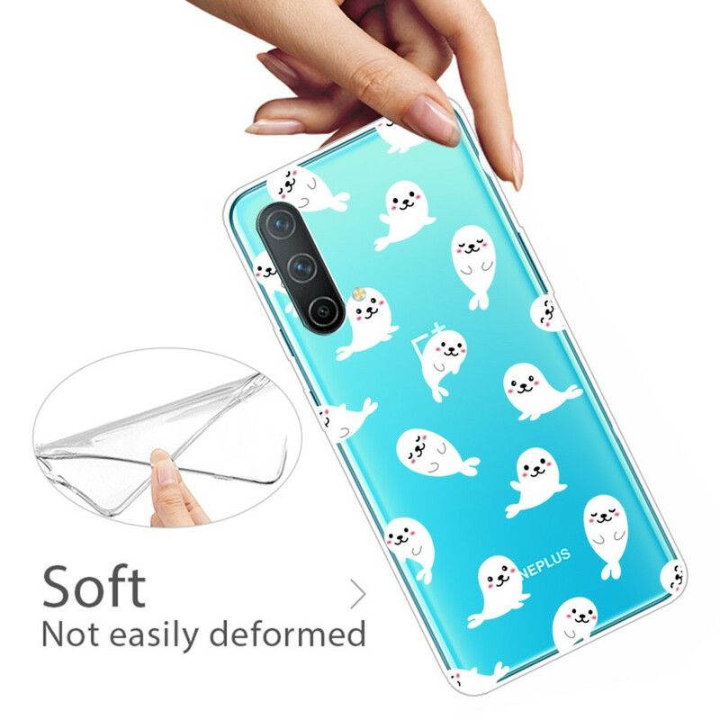 Skal Oneplus Nord Ce 5g Telefonfodral Transparente Sea Lions Fun