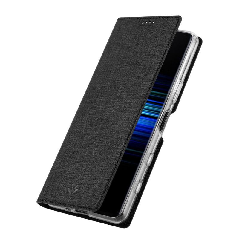 Folio-fodral Sony Xperia 5 II Svart Strukturerad Vili Dmx