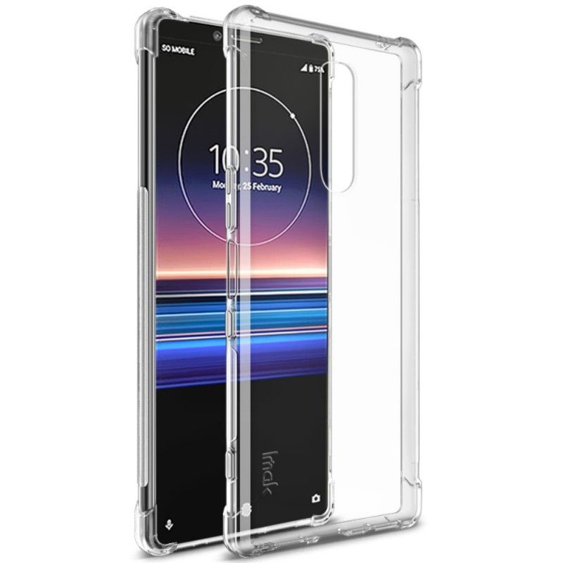 Skal för Sony Xperia 1 Svart Imak Hudkänsla