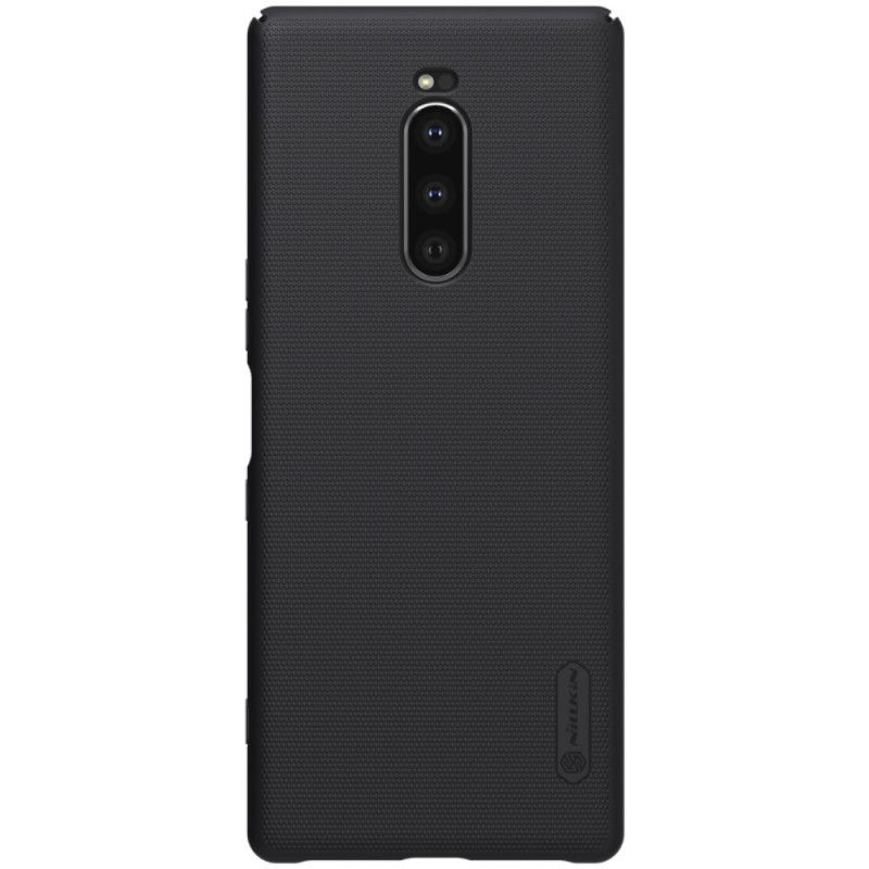 Skal Sony Xperia 1 Röd Mobilskal Stel Frostad Nillkin