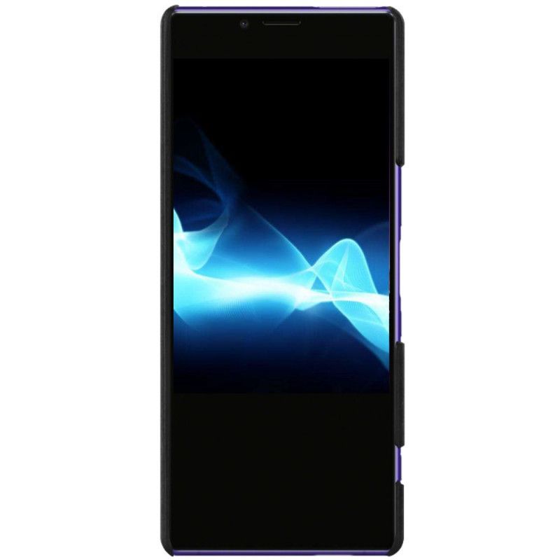 Skal Sony Xperia 1 Svart Lädereffekt I Imak Ruiyi-Serien