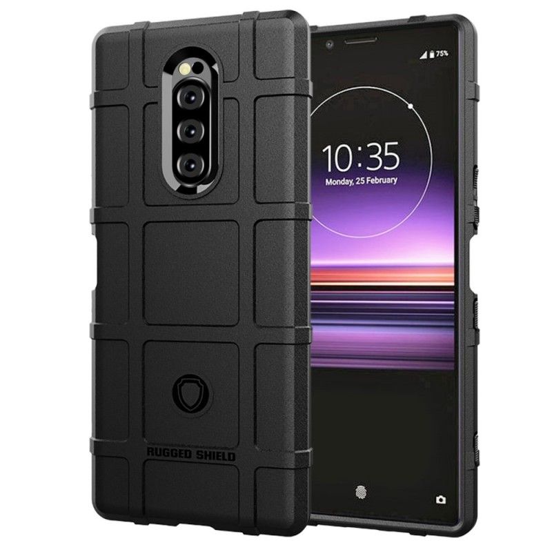 Skal Sony Xperia 1 Svart Robust Sköld