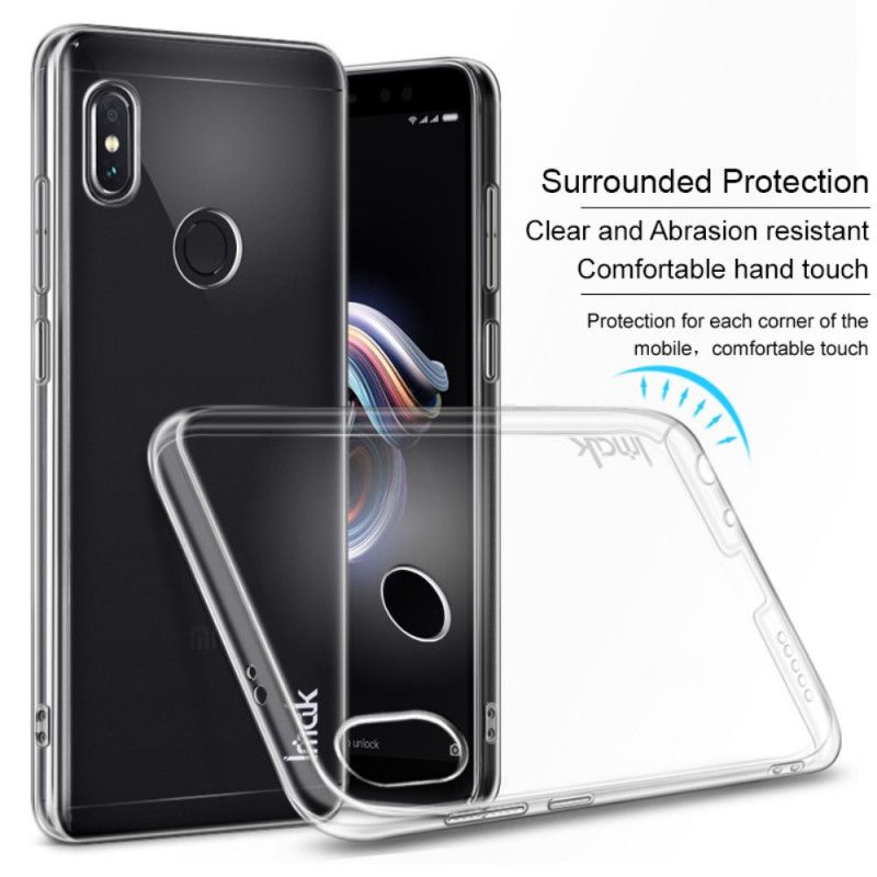 Skal Xiaomi Redmi Note 5 Mobilskal Imak Transparent Kristall