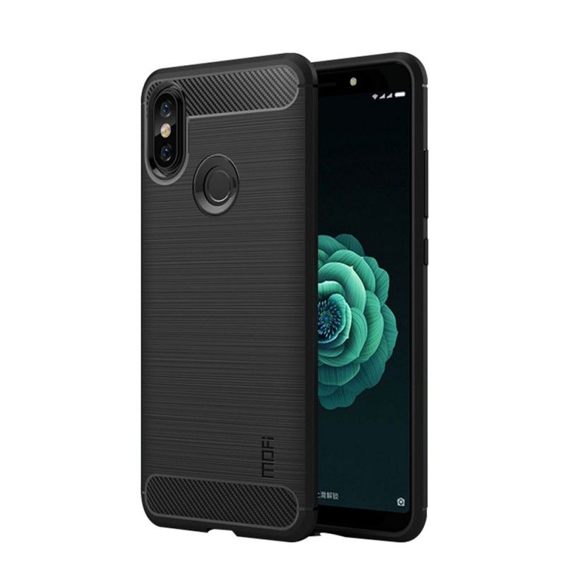 Skal Xiaomi Redmi Note 5 Svart Borstad Kolfiber