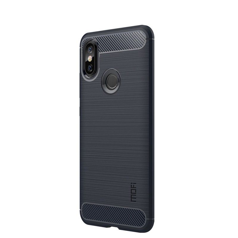 Skal Xiaomi Redmi Note 5 Svart Borstad Kolfiber