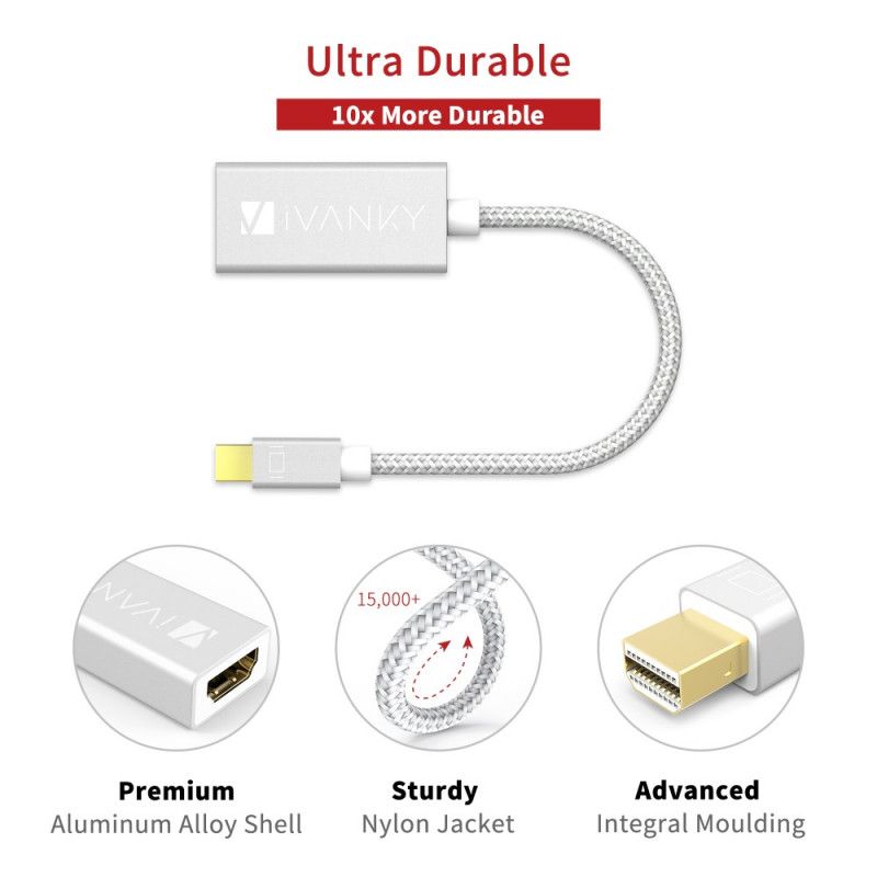 Ivanky 0.2 M Nylon Hdmi-Adapter