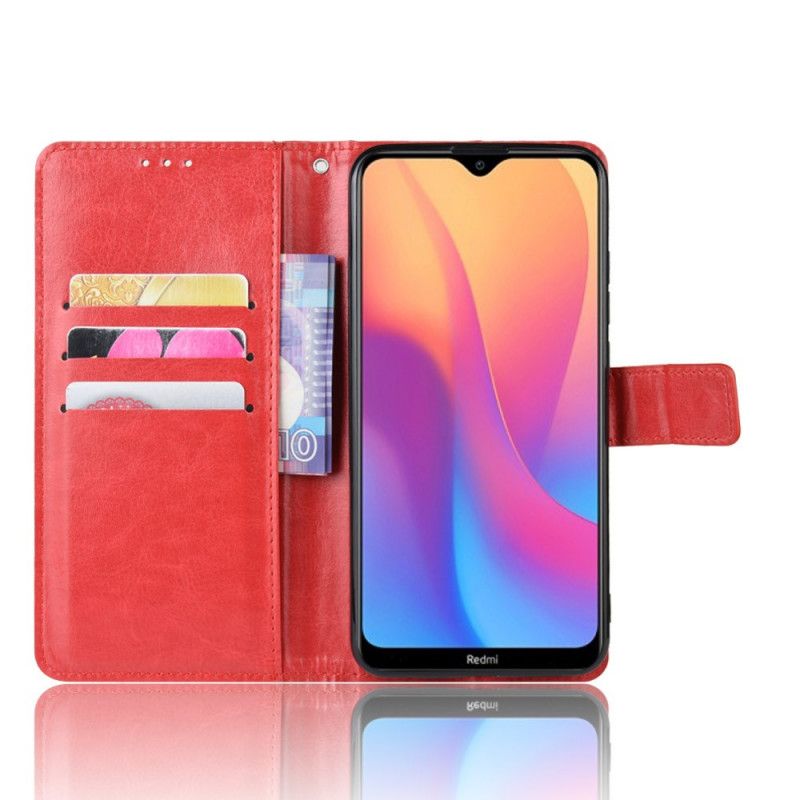 Fodral för Xiaomi Redmi 8A Svart Flashigt Konstläder