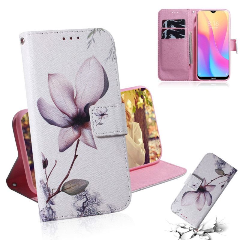 Fodral Xiaomi Redmi 8A Gammal Rosblomma