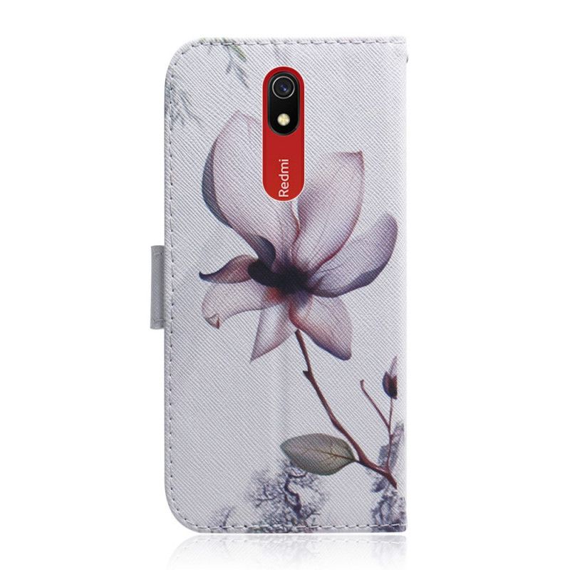 Fodral Xiaomi Redmi 8A Gammal Rosblomma