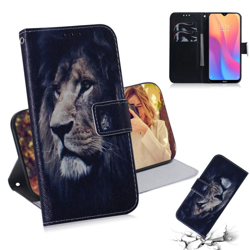 Skyddsfodral Xiaomi Redmi 8A Drömmande Lejon