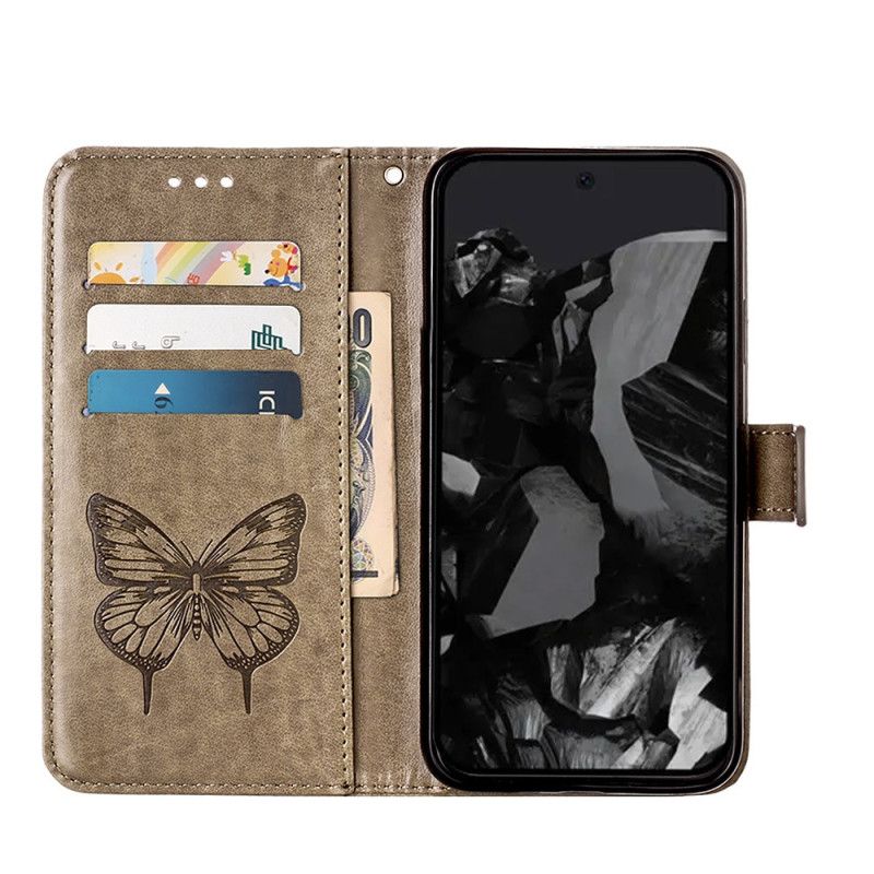 Fodral Google Pixel 9 Pro Xl Butterfly Graphic Lanyard